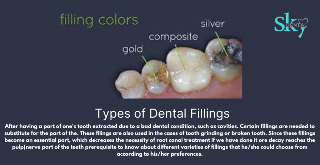 types of dental fliings
