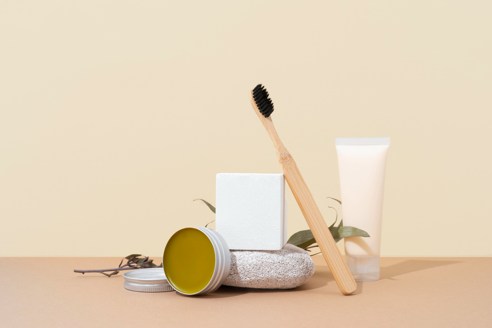 herbal toothpastes and oils