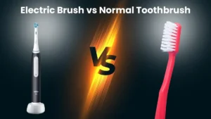 The image highlighting the gist of article tooth brush vs electric brush
