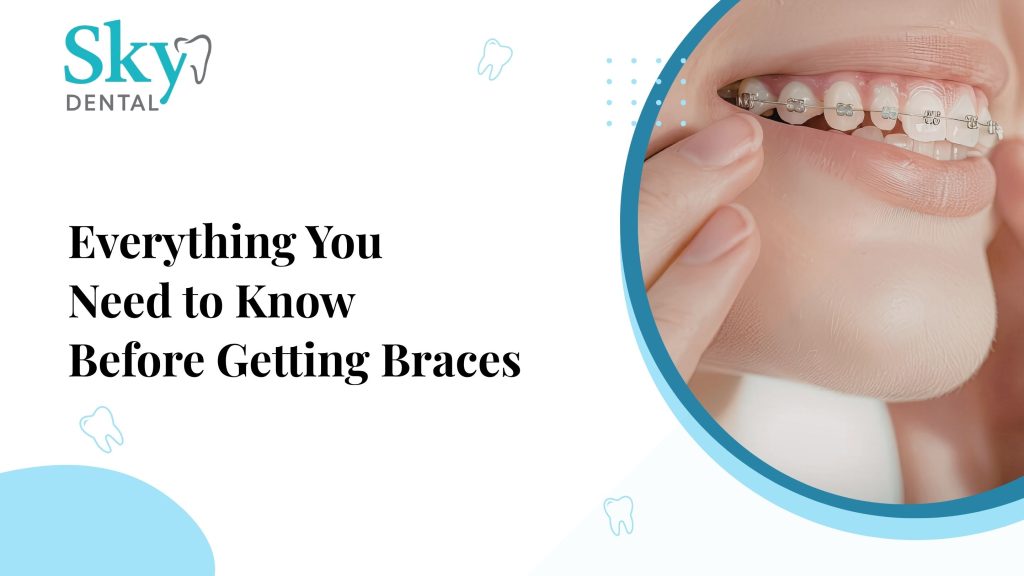 Dentist in Vijayawada explaining braces treatment