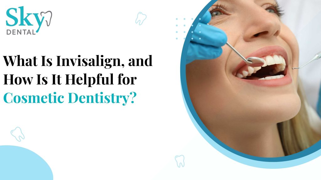 Patient receiving Invisalign clear aligner consultation at a modern dental clinic in Vijayawada for cosmetic teeth alignment treatment.