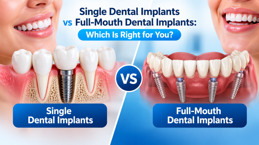 Single Dental Implants vs Full-Mouth Dental Implants
